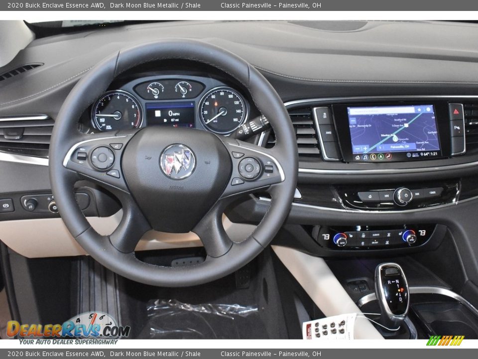 2020 Buick Enclave Essence AWD Dark Moon Blue Metallic / Shale Photo #10