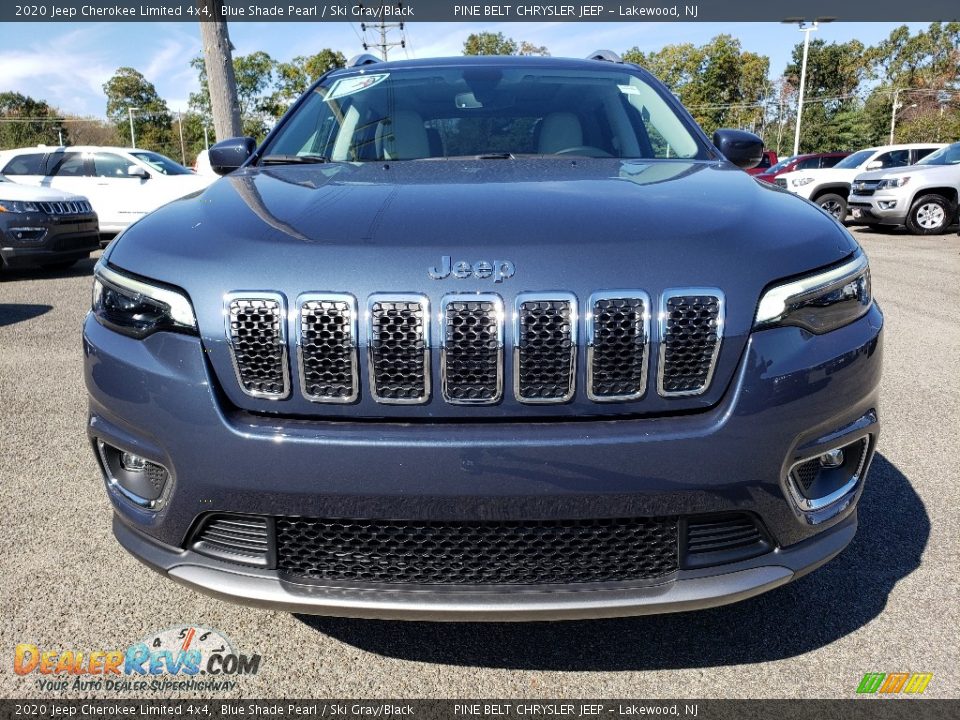 2020 Jeep Cherokee Limited 4x4 Blue Shade Pearl / Ski Gray/Black Photo #2