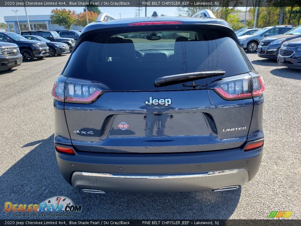 2020 Jeep Cherokee Limited 4x4 Blue Shade Pearl / Ski Gray/Black Photo #5