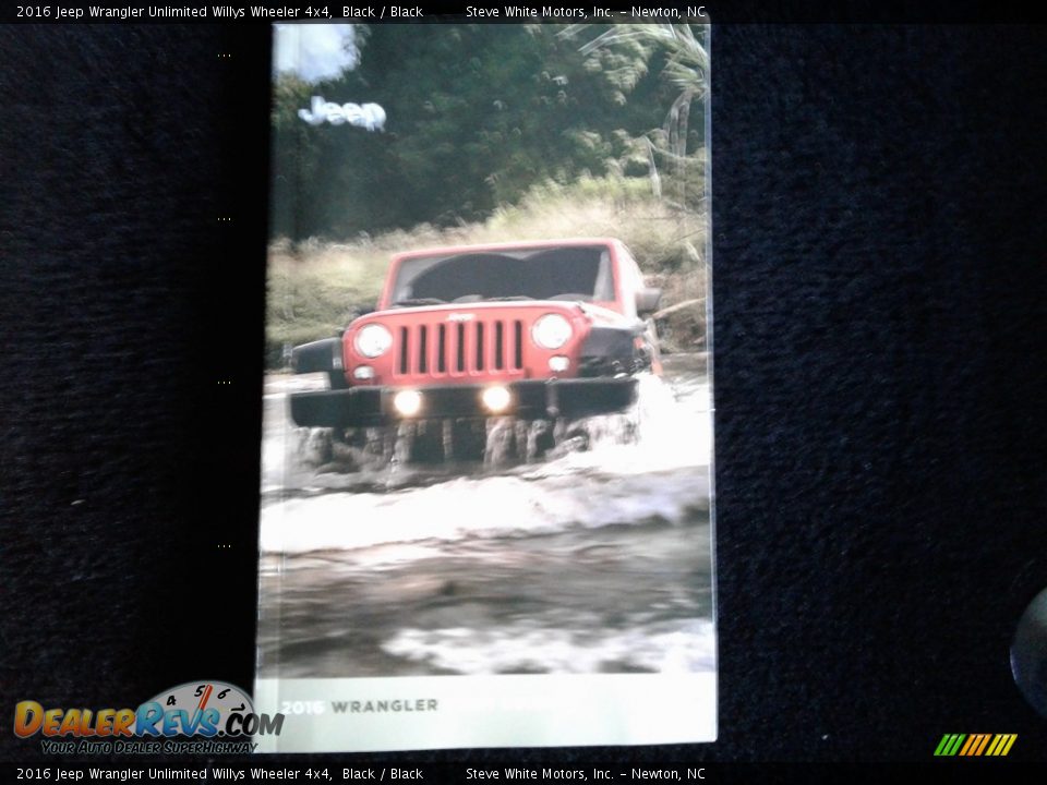 2016 Jeep Wrangler Unlimited Willys Wheeler 4x4 Black / Black Photo #27