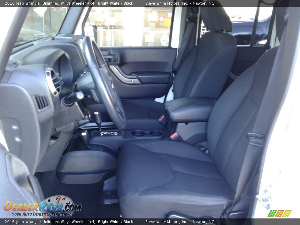 2016 Jeep Wrangler Unlimited Willys Wheeler 4x4 Bright White / Black Photo #10