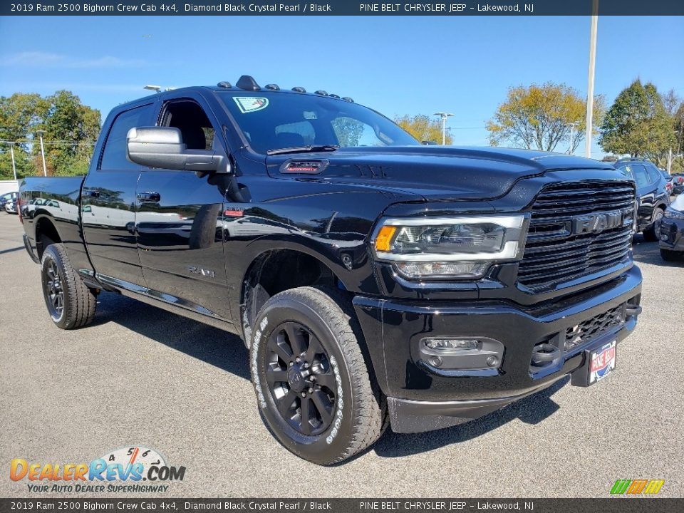 2019 Ram 2500 Bighorn Crew Cab 4x4 Diamond Black Crystal Pearl / Black Photo #1
