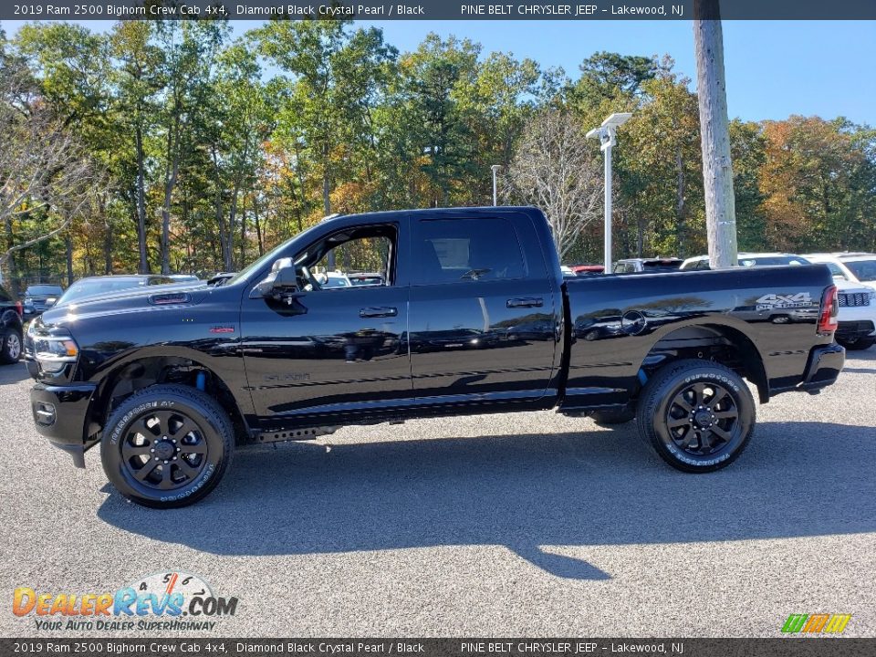 2019 Ram 2500 Bighorn Crew Cab 4x4 Diamond Black Crystal Pearl / Black Photo #3