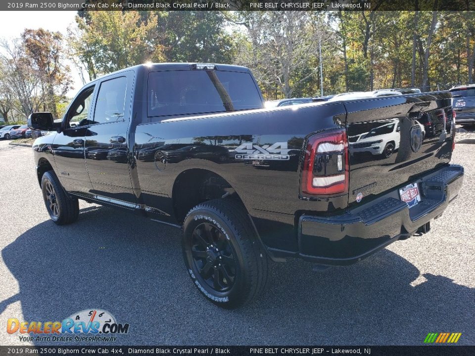 2019 Ram 2500 Bighorn Crew Cab 4x4 Diamond Black Crystal Pearl / Black Photo #4