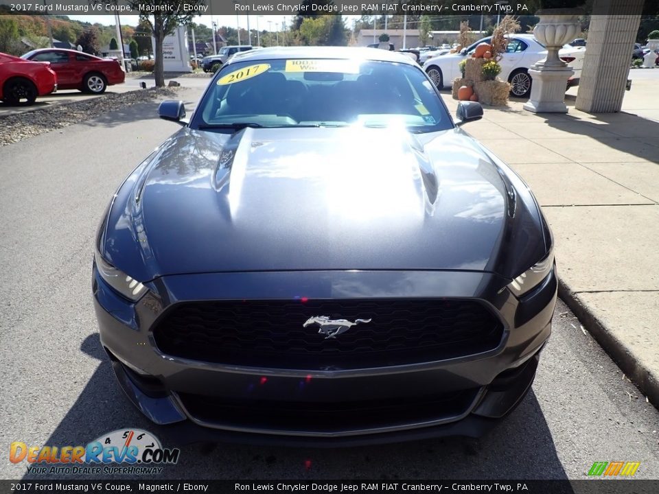 2017 Ford Mustang V6 Coupe Magnetic / Ebony Photo #4