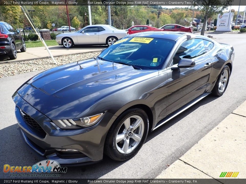 2017 Ford Mustang V6 Coupe Magnetic / Ebony Photo #5