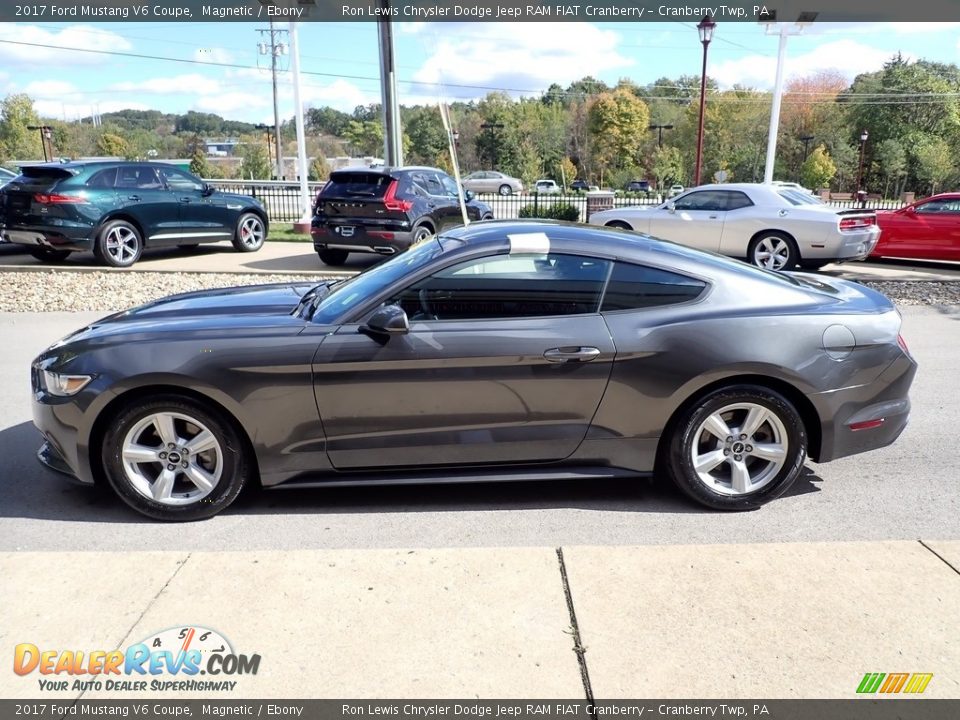 2017 Ford Mustang V6 Coupe Magnetic / Ebony Photo #6