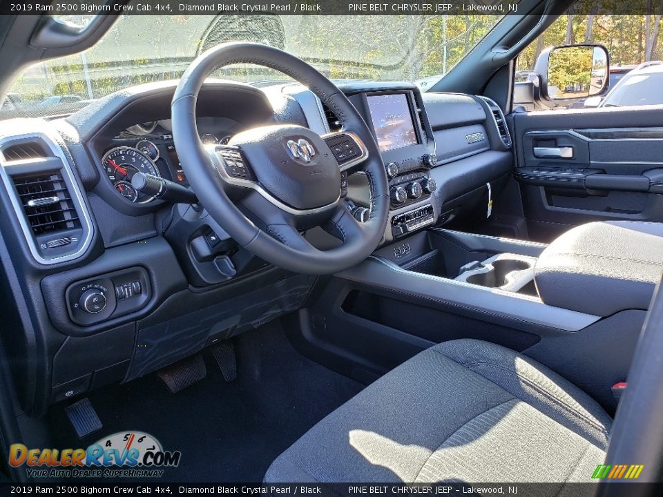 2019 Ram 2500 Bighorn Crew Cab 4x4 Diamond Black Crystal Pearl / Black Photo #7