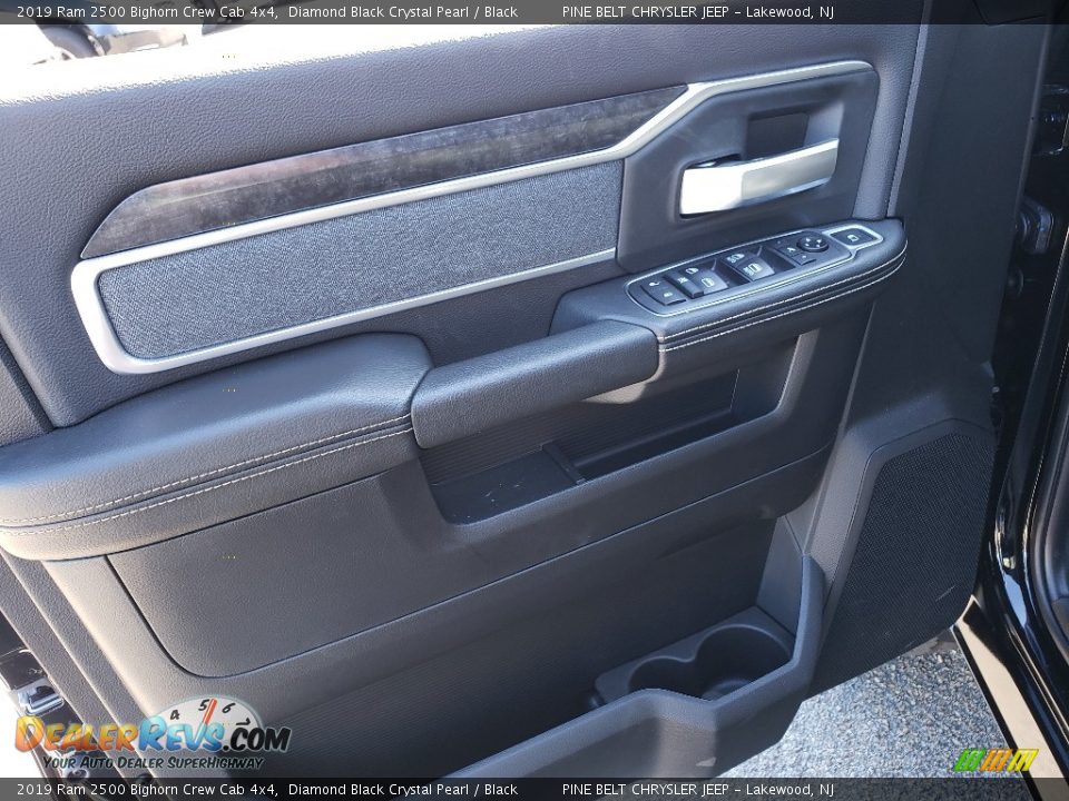 2019 Ram 2500 Bighorn Crew Cab 4x4 Diamond Black Crystal Pearl / Black Photo #8