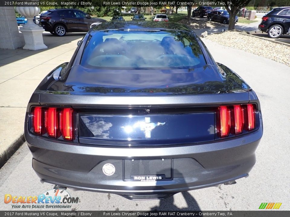 2017 Ford Mustang V6 Coupe Magnetic / Ebony Photo #8