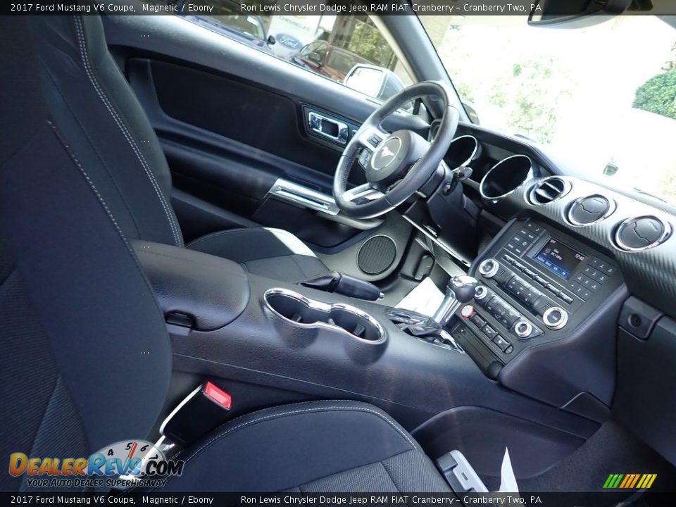 2017 Ford Mustang V6 Coupe Magnetic / Ebony Photo #10