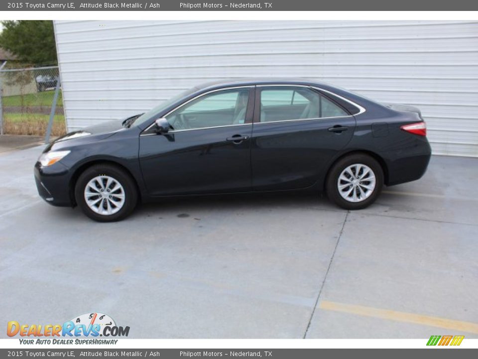 2015 Toyota Camry LE Attitude Black Metallic / Ash Photo #6
