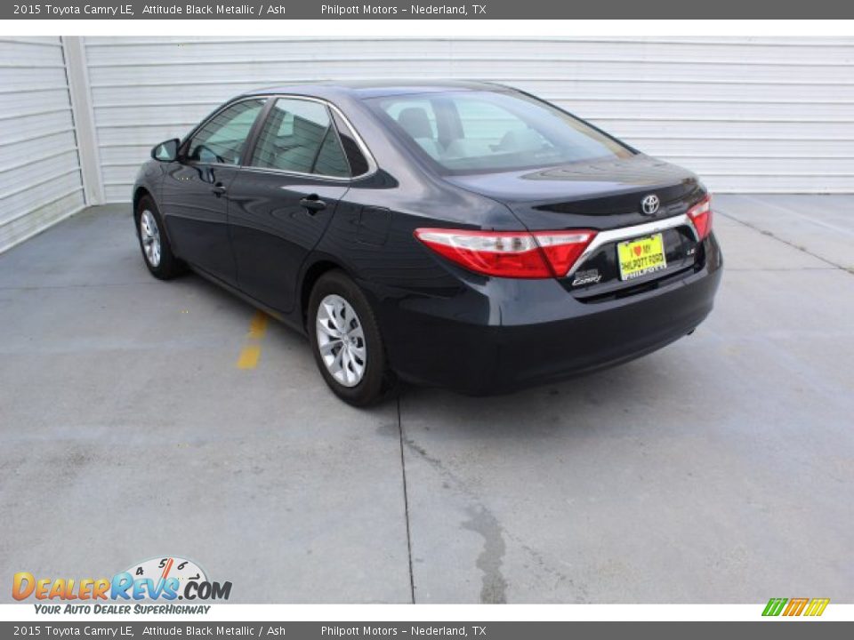2015 Toyota Camry LE Attitude Black Metallic / Ash Photo #7