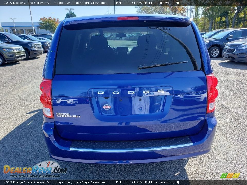 2019 Dodge Grand Caravan SE Indigo Blue / Black/Light Graystone Photo #5