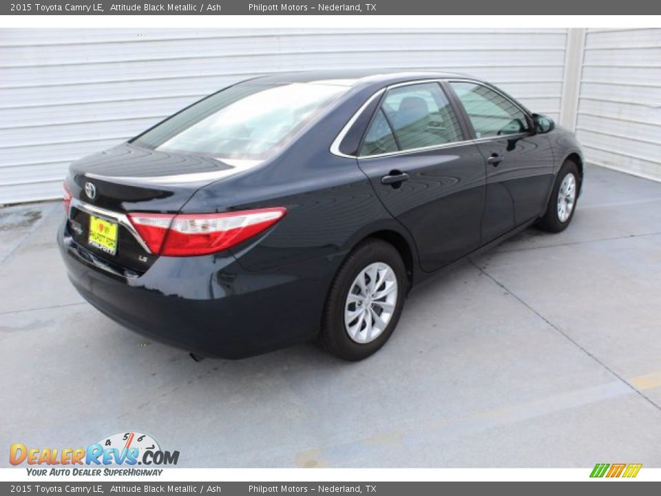 2015 Toyota Camry LE Attitude Black Metallic / Ash Photo #9