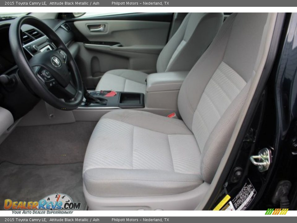 2015 Toyota Camry LE Attitude Black Metallic / Ash Photo #11