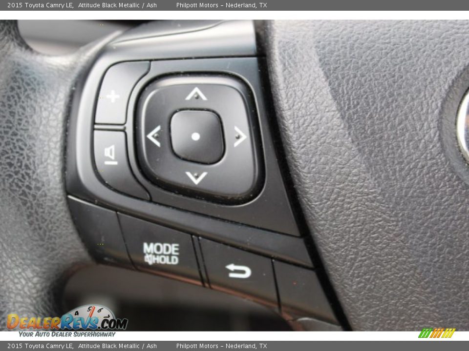 2015 Toyota Camry LE Attitude Black Metallic / Ash Photo #13