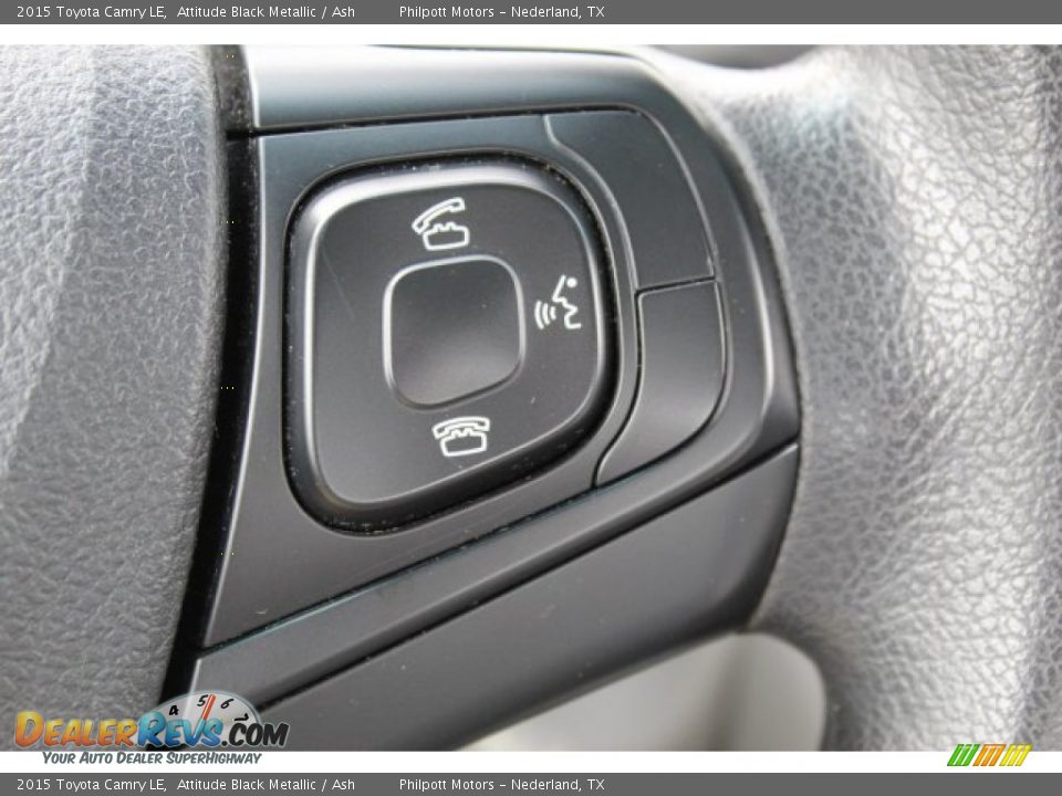 2015 Toyota Camry LE Attitude Black Metallic / Ash Photo #14