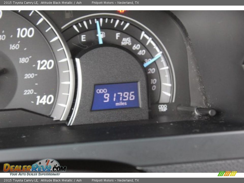 2015 Toyota Camry LE Attitude Black Metallic / Ash Photo #16