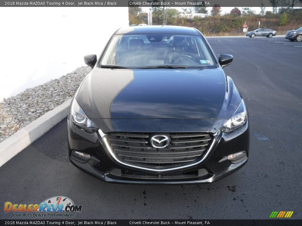 2018 Mazda MAZDA3 Touring 4 Door Jet Black Mica / Black Photo #4