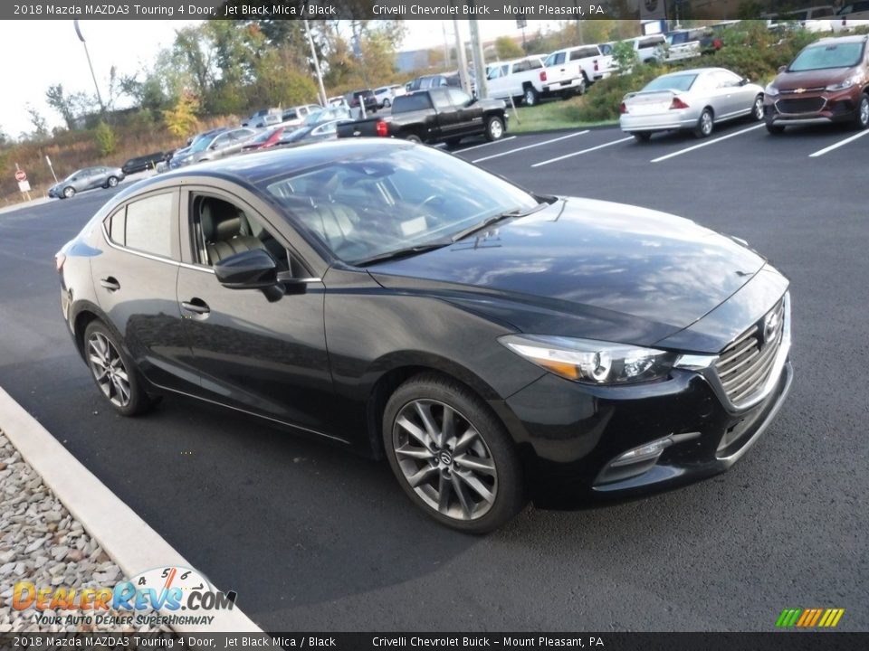 2018 Mazda MAZDA3 Touring 4 Door Jet Black Mica / Black Photo #5