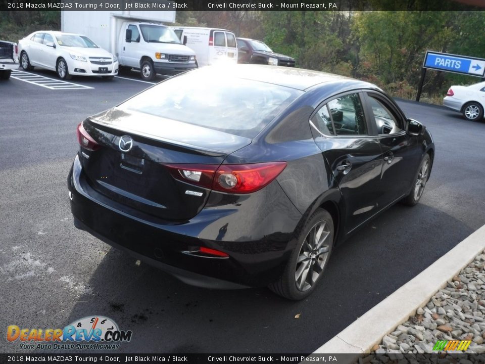 2018 Mazda MAZDA3 Touring 4 Door Jet Black Mica / Black Photo #6