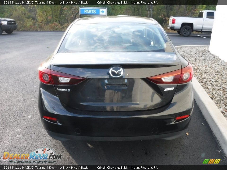 2018 Mazda MAZDA3 Touring 4 Door Jet Black Mica / Black Photo #7