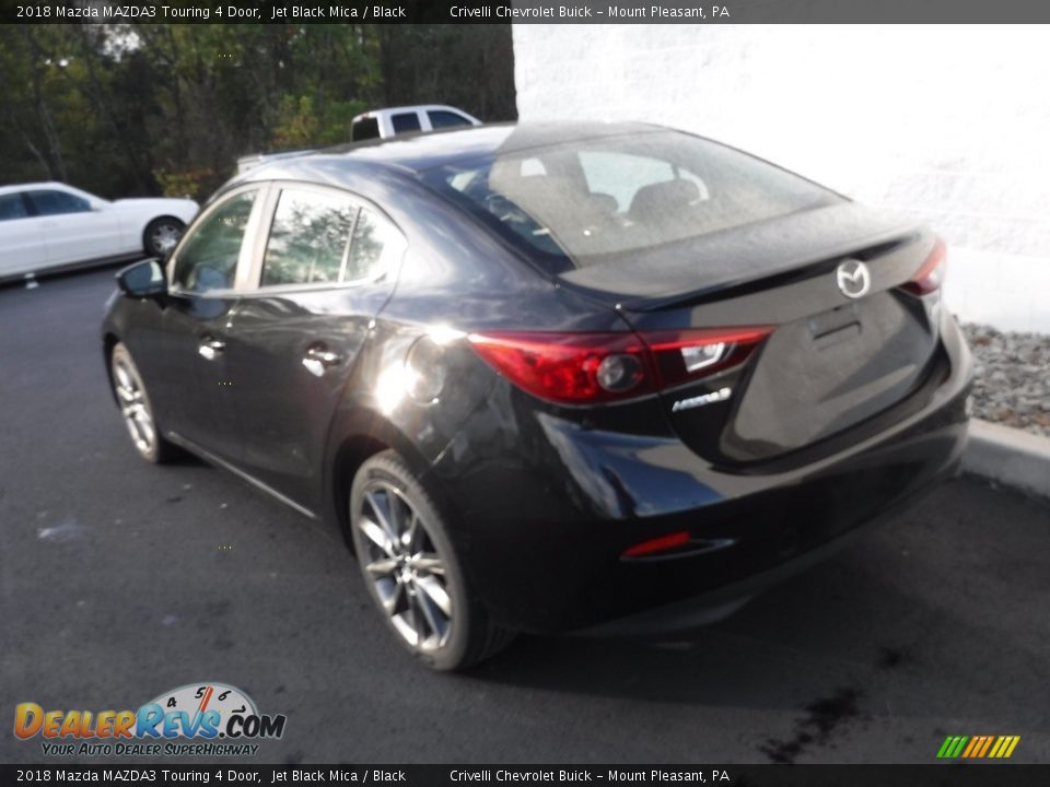 2018 Mazda MAZDA3 Touring 4 Door Jet Black Mica / Black Photo #8