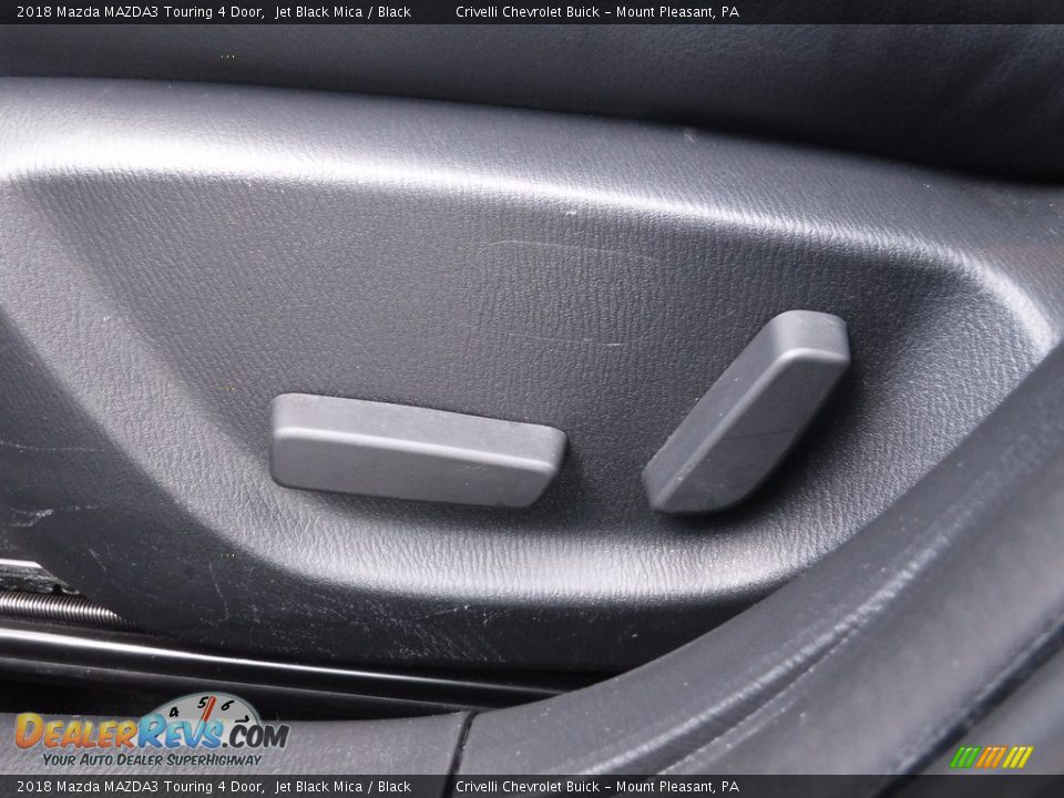2018 Mazda MAZDA3 Touring 4 Door Jet Black Mica / Black Photo #12