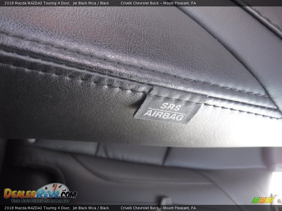 2018 Mazda MAZDA3 Touring 4 Door Jet Black Mica / Black Photo #13