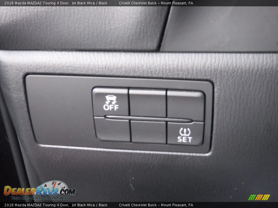 2018 Mazda MAZDA3 Touring 4 Door Jet Black Mica / Black Photo #14