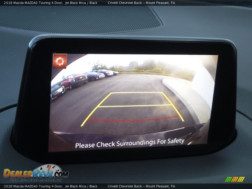 2018 Mazda MAZDA3 Touring 4 Door Jet Black Mica / Black Photo #18