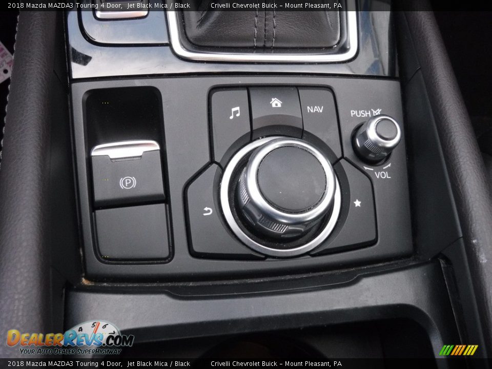 2018 Mazda MAZDA3 Touring 4 Door Jet Black Mica / Black Photo #21