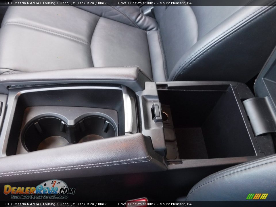 2018 Mazda MAZDA3 Touring 4 Door Jet Black Mica / Black Photo #22