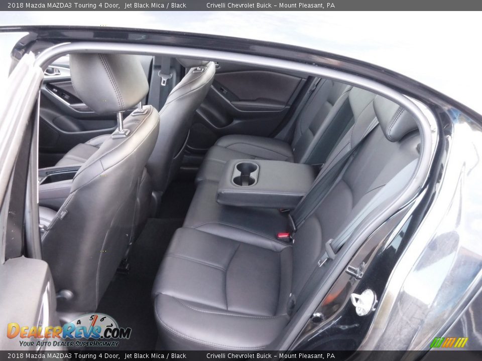 2018 Mazda MAZDA3 Touring 4 Door Jet Black Mica / Black Photo #26
