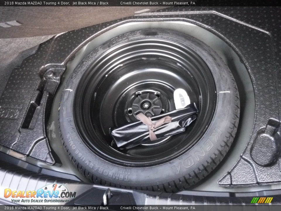 2018 Mazda MAZDA3 Touring 4 Door Jet Black Mica / Black Photo #28