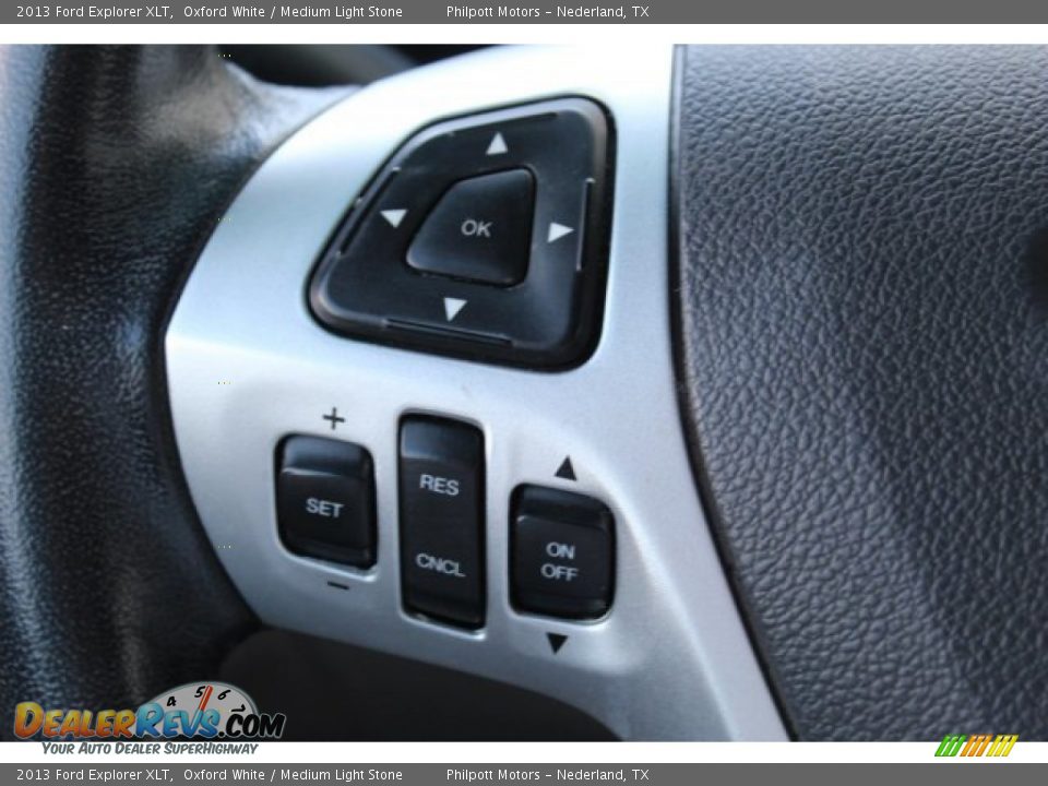 2013 Ford Explorer XLT Oxford White / Medium Light Stone Photo #16