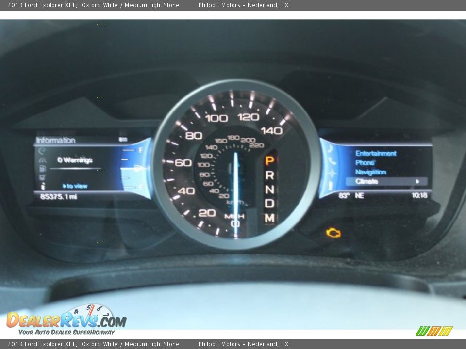 2013 Ford Explorer XLT Oxford White / Medium Light Stone Photo #18