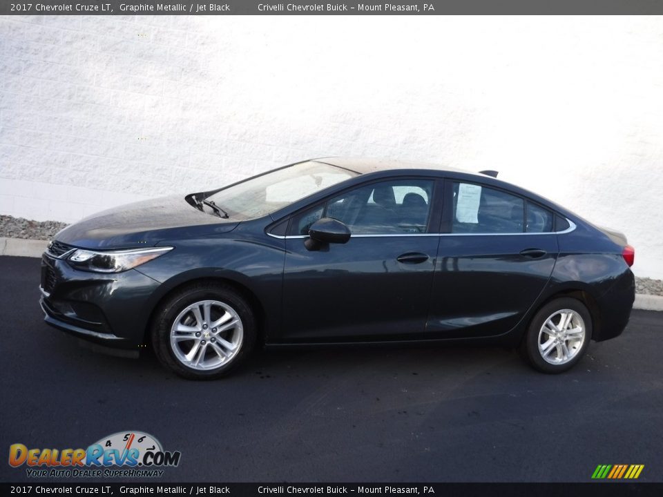 2017 Chevrolet Cruze LT Graphite Metallic / Jet Black Photo #2