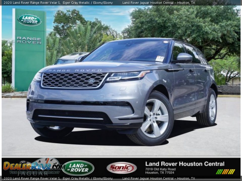 2020 Land Rover Range Rover Velar S Eiger Gray Metallic / Ebony/Ebony Photo #1