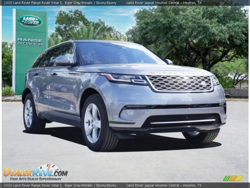 2020 Land Rover Range Rover Velar S Eiger Gray Metallic / Ebony/Ebony Photo #2