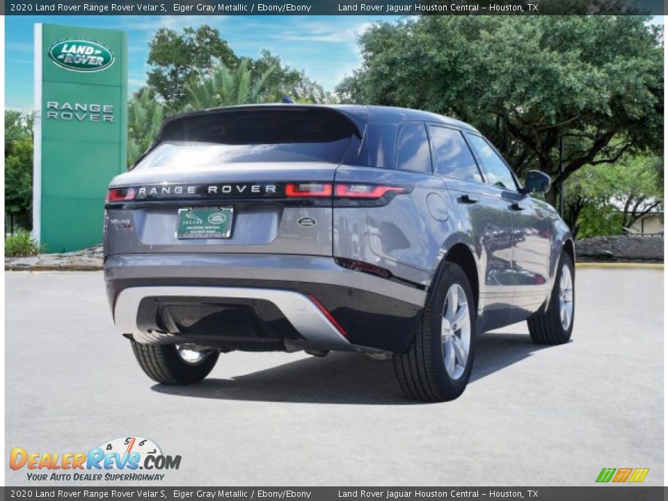 2020 Land Rover Range Rover Velar S Eiger Gray Metallic / Ebony/Ebony Photo #4