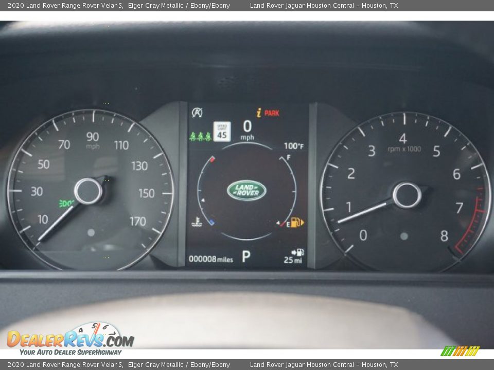 2020 Land Rover Range Rover Velar S Eiger Gray Metallic / Ebony/Ebony Photo #11