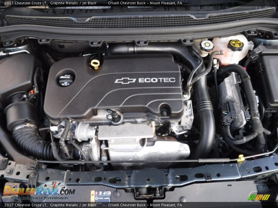 2017 Chevrolet Cruze LT Graphite Metallic / Jet Black Photo #11