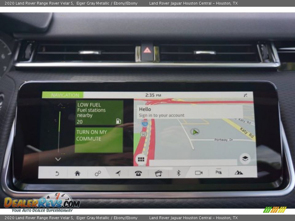 2020 Land Rover Range Rover Velar S Eiger Gray Metallic / Ebony/Ebony Photo #13