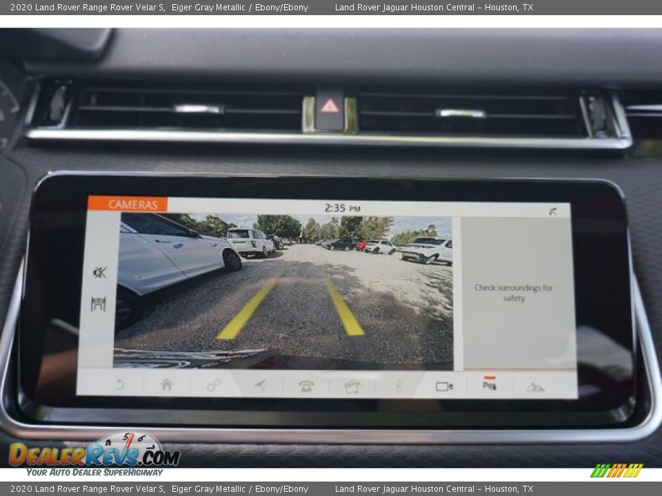 2020 Land Rover Range Rover Velar S Eiger Gray Metallic / Ebony/Ebony Photo #14