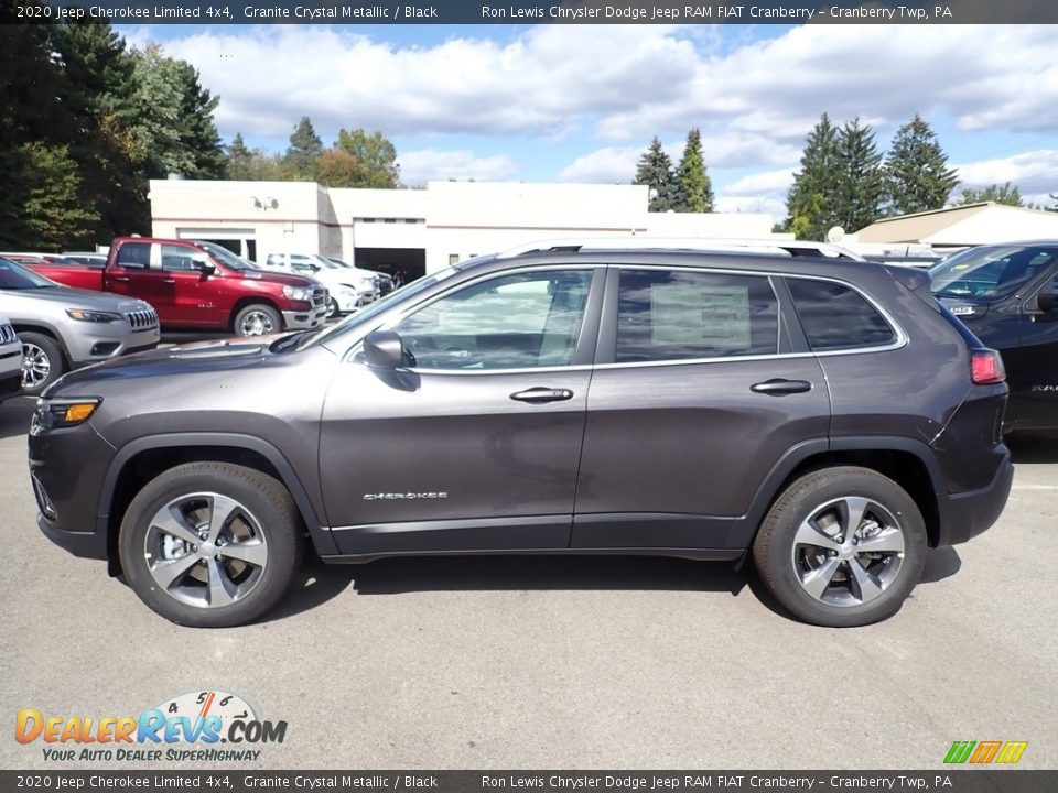 2020 Jeep Cherokee Limited 4x4 Granite Crystal Metallic / Black Photo #2
