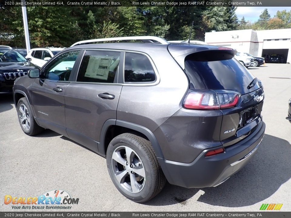 2020 Jeep Cherokee Limited 4x4 Granite Crystal Metallic / Black Photo #3
