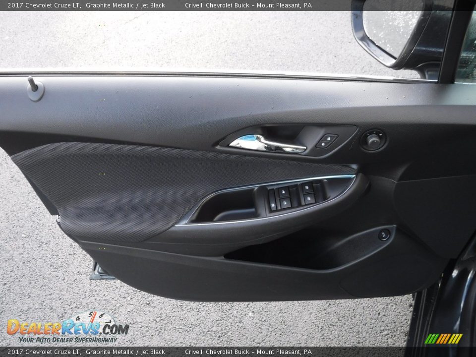 2017 Chevrolet Cruze LT Graphite Metallic / Jet Black Photo #15