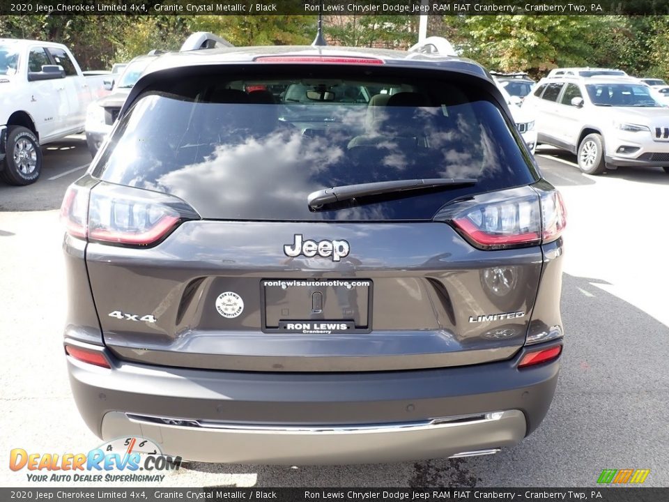 2020 Jeep Cherokee Limited 4x4 Granite Crystal Metallic / Black Photo #4